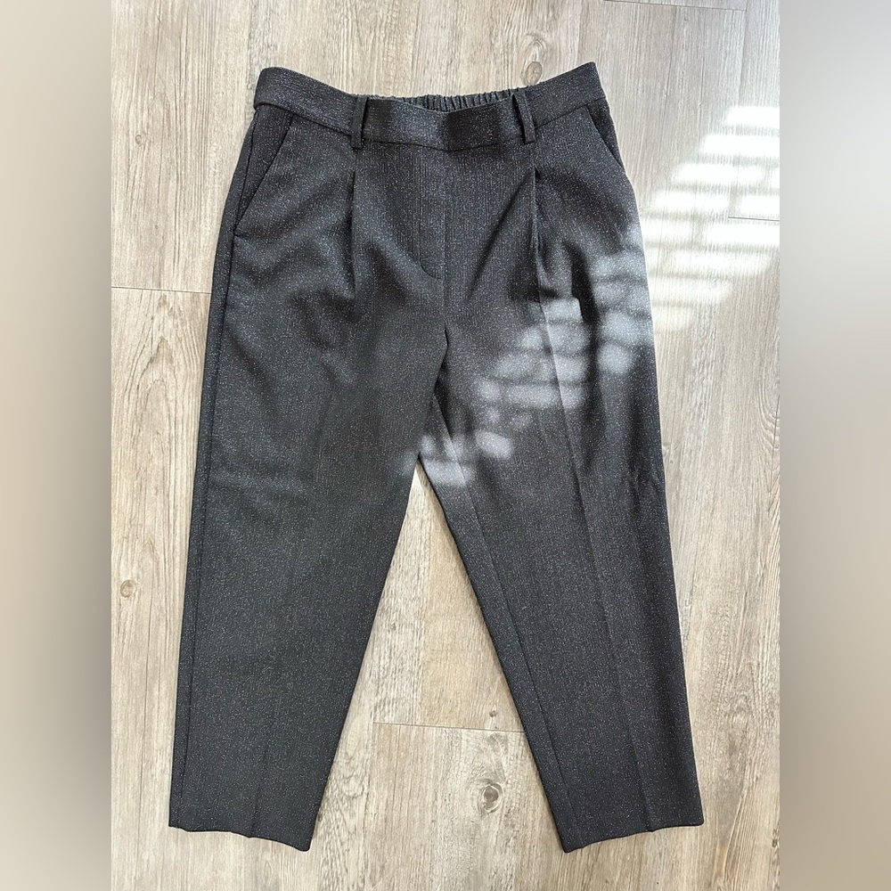 Loft black sparkle dress pants